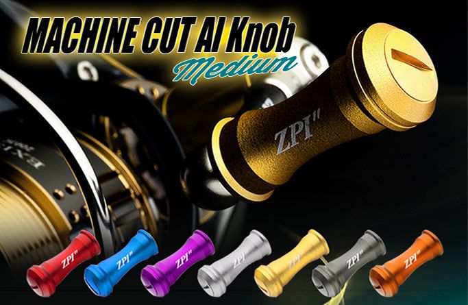 Zpi Machine Cut Aluminum Handle Knob Narrow Reel Parts Repair